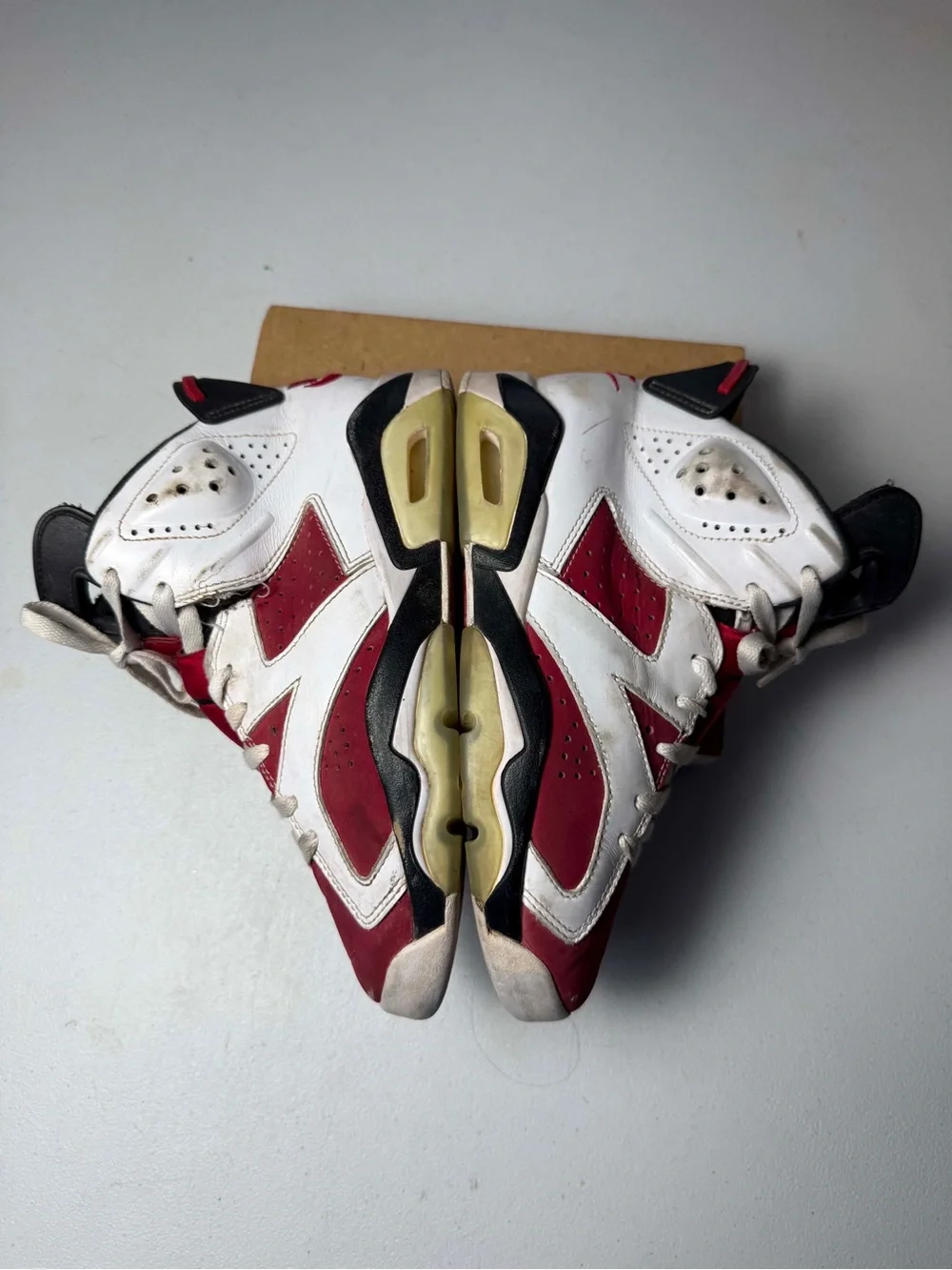 Nike Air Jordan 6 Retro OG Mid Carmine size 5.5 OG VI White NO BOX